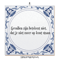 Hoop Troost Sticker by Tegelspreuken.nl