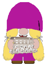 Eggs Gnome Sticker