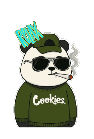 Relax Sticker by Pandu Pandas