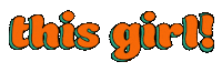 This Girl Words Sticker