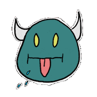 Spit Spitting Sticker