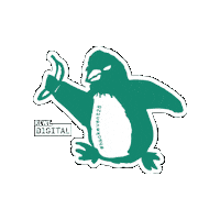 Penguin Sticker by rewegroup