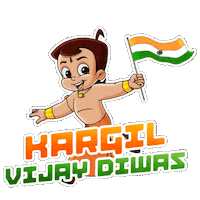 Jaihind Indianarmy Sticker by Chhota Bheem