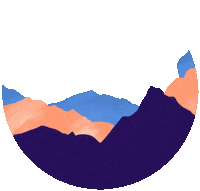 ananaisdesign sun sunset mountain clermont Sticker