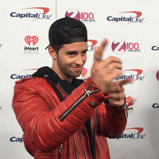 jake miller blow kiss GIF by iHeartRadio