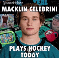 Macklin Celebrini GIF