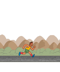 Run Running Sticker by OlympikusBR