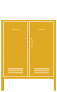 Locker Midi Sticker by mustard made