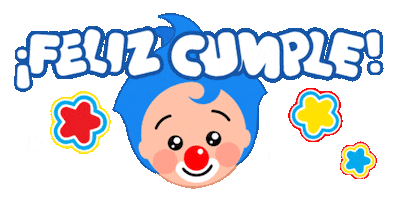 Birthday Cumple Sticker by El Payaso Plim Plim