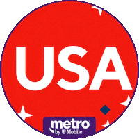 United States Football Sticker by Metro by T-Mobile