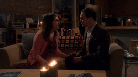 Season 9 Kiss GIF by The Big Bang Theory