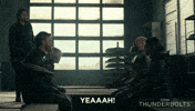 Excited Cheering GIF by Marvel Studios