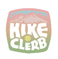 Hiking Sticker by Hike Clerb