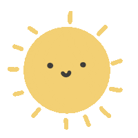 Coffee Sun Sticker
