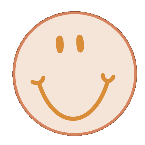 Happy Smiley Face Sticker