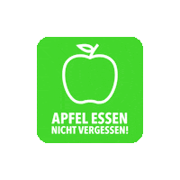 ApfelEssen apfel apfelessen apfelessennichtvergessen Sticker