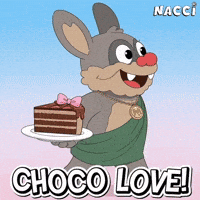 Hungry Chocolate Cake GIF