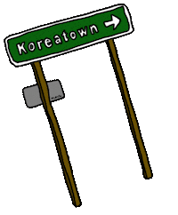 happy los angeles Sticker