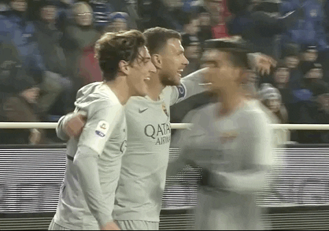 Happy Football GIF by AS Roma