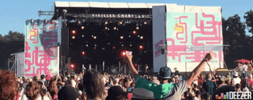 Deezer giphyupload happy yeah festival GIF