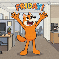 Friday Happy Dance GIF by BONK