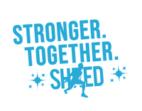 We Are Strong Stronger Together Sticker by Shred Get Fit Have Fun