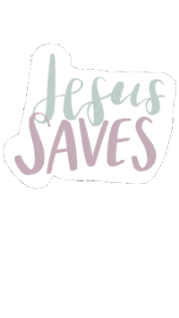 _pisteuo_ jesus luke gospel savior Sticker