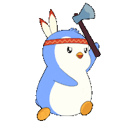 War Fight Sticker by Pudgy Penguins