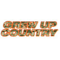 Country Music Orange Sticker by Dylan Marlowe