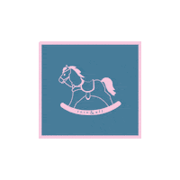 totsandall baby horsey rockinghorse taffytots Sticker