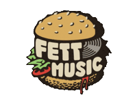 Fettburger Sticker by Fett Music