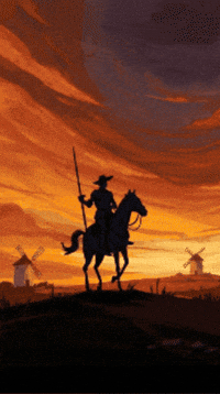 homerpaydn don quixote cervantes quixote don kişot GIF