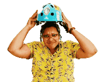 Blm Sombrero Sticker by Café de Marte