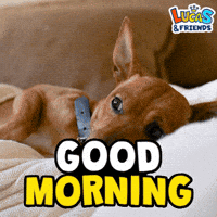 Good Morning GIF by Lucas and Friends by RV AppStudios