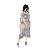 dhefloriano fashion look moda mulher Sticker