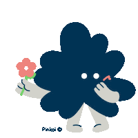 Flower Love Sticker by Pinkoi