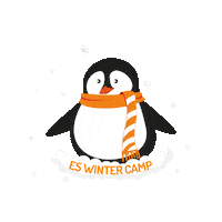 Penguin Winter Camp Sticker by ES Dubai