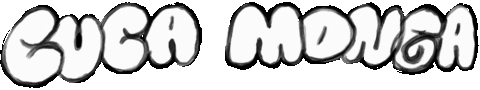 cucamongadiscos logo letras música cuca monga Sticker
