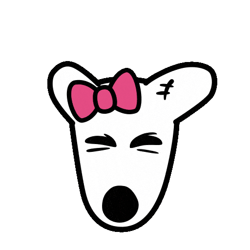 realdogshouse giphyupload dog dogs hello kitty Sticker