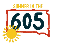 605 Sticker by South Dakota Tourism