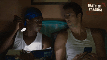 Dip Sleepover GIF by Death In Paradise