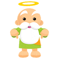 Dewaweb god here down click here Sticker