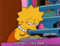 Tired Season 3 GIF by The Simpsons