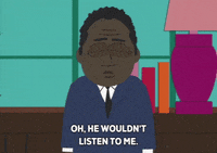 frustrated mr. black GIF by South Park 