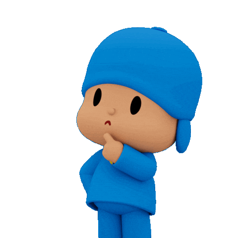 Point Think Sticker by Pocoyo