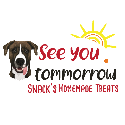 Dog Food Sticker by Snacks Homemade Treats