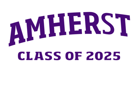 Class Of 2025 Sticker by Amherst College