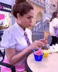 Ice Cream Flirt GIF