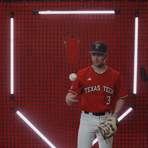 Tracer Lopez GIF by Texas Tech Baseball