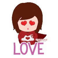 In Love Heart Sticker by SemuaSale